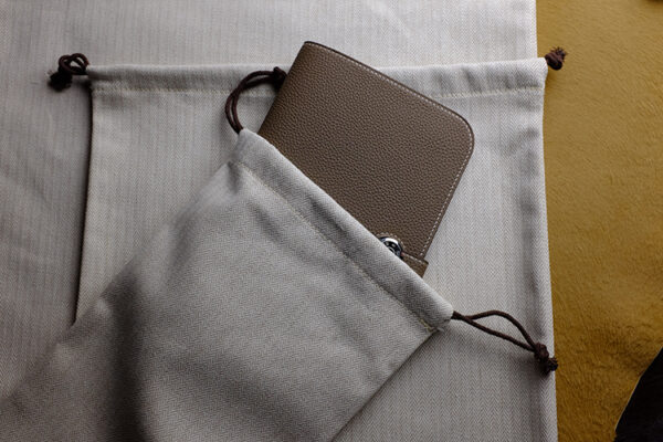 Túi Dust Bag Hermes vải canvas dành cho túi ví cặp bảo quản túi xách chống bụi, chống ẩm mốc (Phụ kiện Luxury) - Ảnh 6
