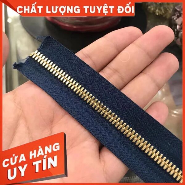 100cm YKK EXCELLA Dây kéo răng 5 răng vàng(YKK) - Ảnh 2