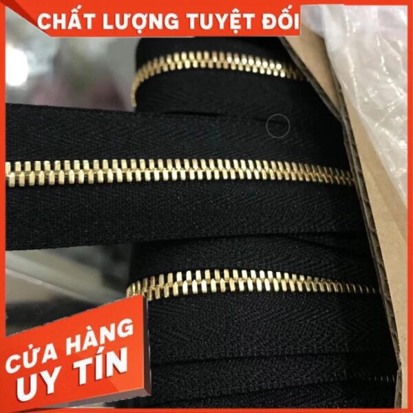 100cm YKK EXCELLA Dây kéo răng 5 răng vàng(YKK) - Ảnh 3