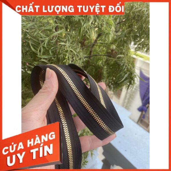 100cm YKK EXCELLA Dây kéo răng 5 răng vàng(YKK) - Ảnh 5