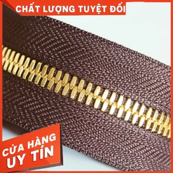 100cm YKK EXCELLA Dây kéo răng 5 răng vàng(YKK) - Ảnh 7