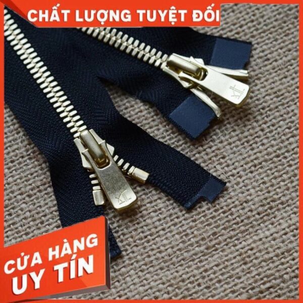 100cm YKK Excella số 3 Dây kéo, răng vàng(YKK) - Ảnh 2