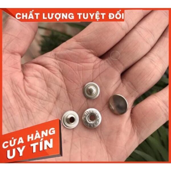 10 bộ Cúc bấm(YKK)  bốn chi tiết cúc nấm - Ảnh 3