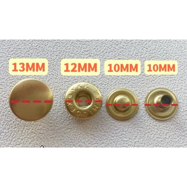 10 bộ Cúc bấm(YKK)  bốn chi tiết cúc nấm - Ảnh 10
