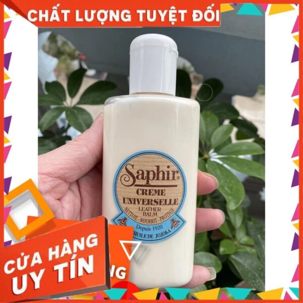 Sữa làm sạch và dưỡng đồ da Saphir Universelle cream (LEATHER CARE, Chăm sóc đồ da) - Ảnh 7