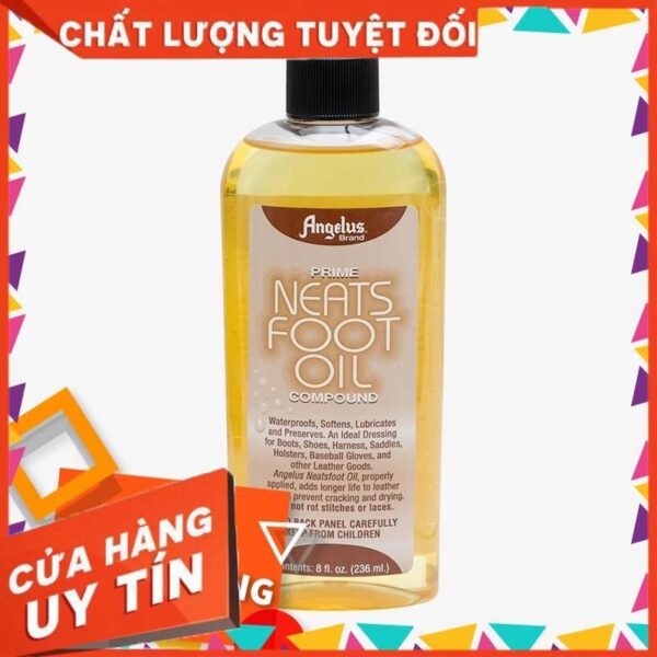 Dầu chân bò Mỹ: Neatsfoot Oil Angelus(50ml)( Leather Care, chăm sóc đồ da) - Ảnh 5