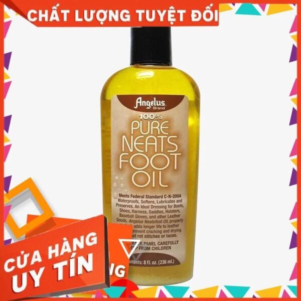 Dầu chân bò Mỹ: Neatsfoot Oil Angelus(50ml)( Leather Care, chăm sóc đồ da) - Ảnh 4