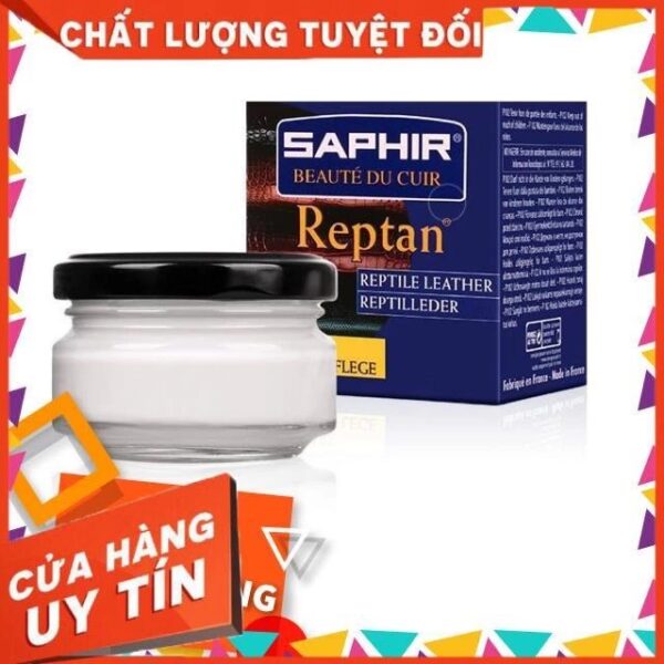 Kem dưỡng Saphir Reptan lọ 10g(lọ chiết) ( Leather Care, chăm sóc đồ da) - Ảnh 4