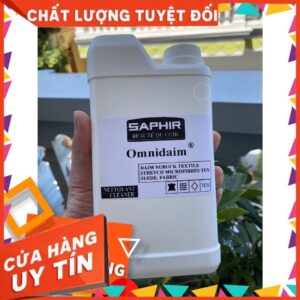 Dung dịch làm sạch da lộn Saphir Omnidaim chai lớn 500ml(LEATHER CARE, Chăm sóc đồ da)