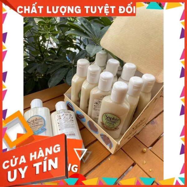Sữa làm sạch và dưỡng đồ da Saphir Universelle cream (LEATHER CARE, Chăm sóc đồ da) - Ảnh 4