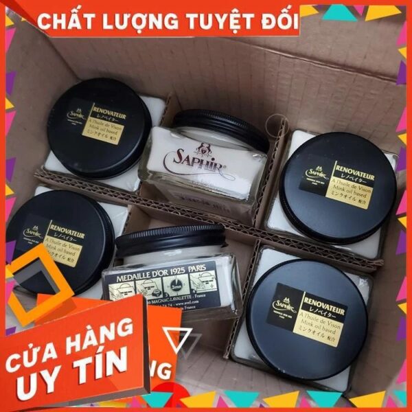 Kem Saphir Renovateur MDO (LEATHER CARE, Chăm sóc đồ da) - Ảnh 5