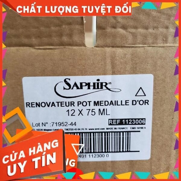 Kem Saphir Renovateur MDO (LEATHER CARE, Chăm sóc đồ da) - Ảnh 6