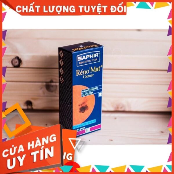 Dung dịch làm sạch da Renomat Saphir (LEATHER CARE, Chăm sóc đồ da) - Ảnh 6