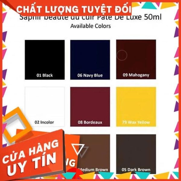 Xi Saphir Pate de Luxe BDC (LEATHER CARE, Chăm sóc đồ da) - Ảnh 6