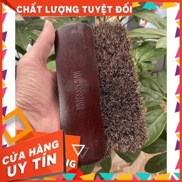 Bàn chải lông ngựa 140mm ( Leather Care, chăm sóc đồ da) - Ảnh 5