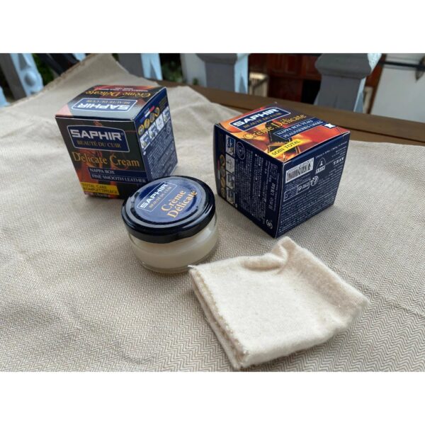 Kem dưỡng đồ da Nappa Saphir BDC Creme Delicate (LEATHER CARE, Chăm sóc đồ da)