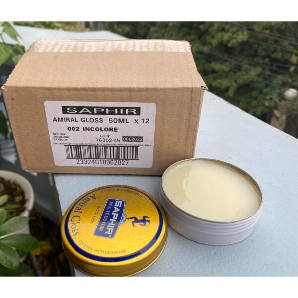 Sáp đánh bóng Saphir Amiral Gloss( Leather Care, chăm sóc đồ da) - Ảnh 4