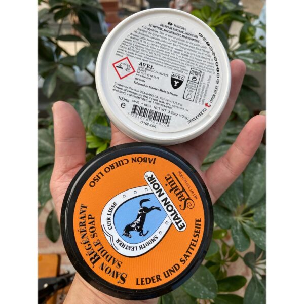 Xà phòng làm sạch Saphir Saddle Soap (LEATHER CARE, Chăm sóc đồ da) - Ảnh 3