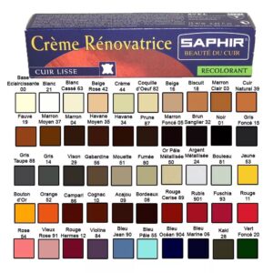 Kem chữa xước và sửa cạnh đồ da Saphir Crème Rénovatrice 25ml (LEATHER CARE, Chăm sóc đồ da)